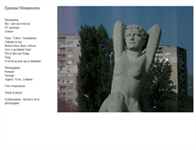 Tablet Screenshot of eponinemomenceau.com